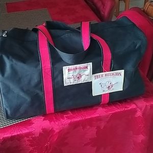 True religion gym bag